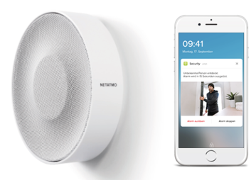 Netatmo Smarte Innen-Alarmsirene Smartphone